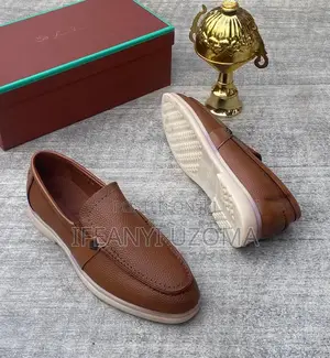 Italian Leather Men Loafers Shoe