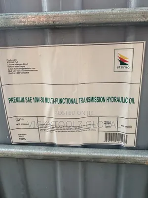 Eterna Premium Sae 10w-30 Multifunctional Transmission Oil (Ibc Tank )