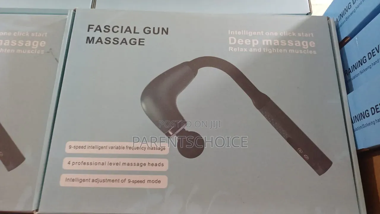 Fascial Gun Massager With Bent Long Handle