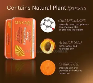 The Makari Extreme Argan Carrot Oil Exfoliating Soap.