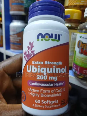 Now Ubiquinol Extra Strength 200mg X 60 Softgels