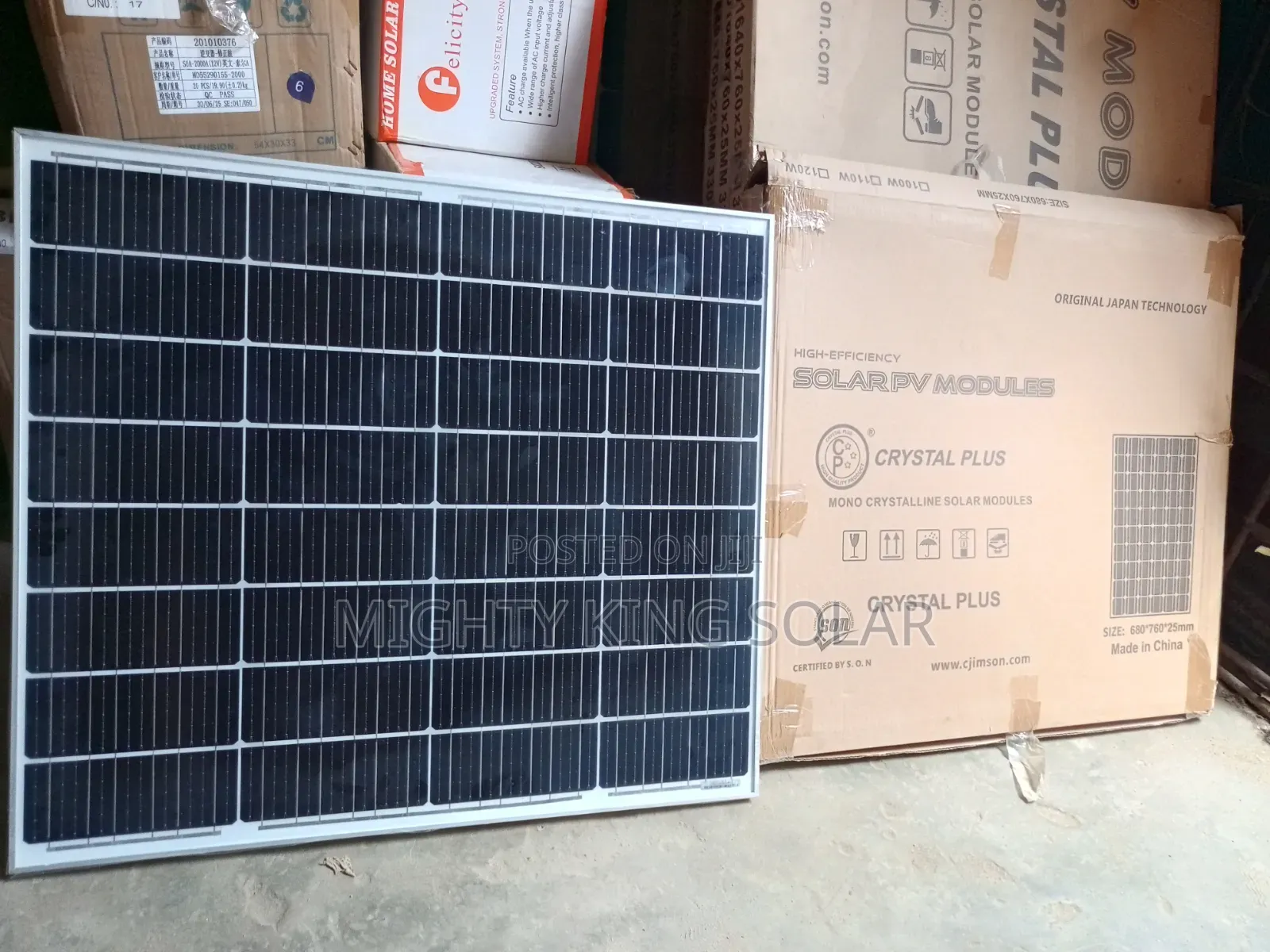 110w Crystal Plus 18.24v Panel