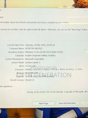 Laptop Microsoft Surface Laptop 3 16GB Intel Core i7 SSD 512GB