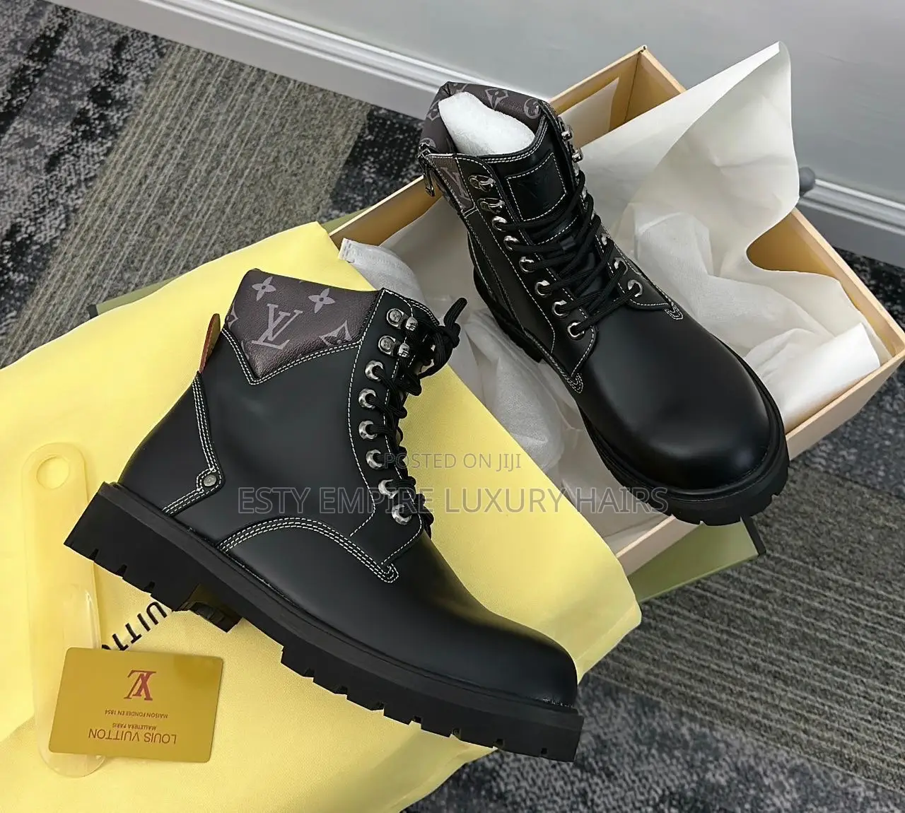 High Quality Louis Vuitton Remix Combat Boot