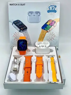 Watch X Suit 10th Anniversary Edition- 7-in-1 Smartwatch Pods Bundle