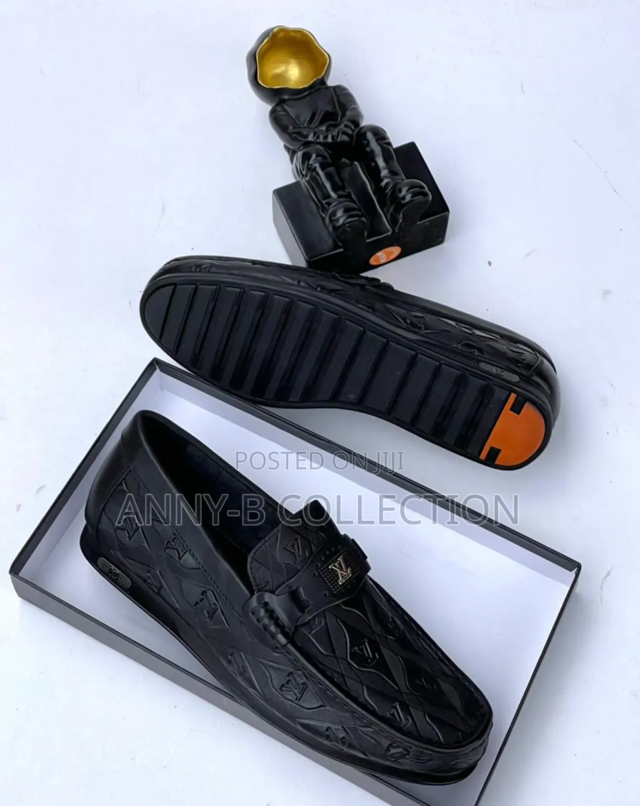 Men Black Corporate Loafers Shoes