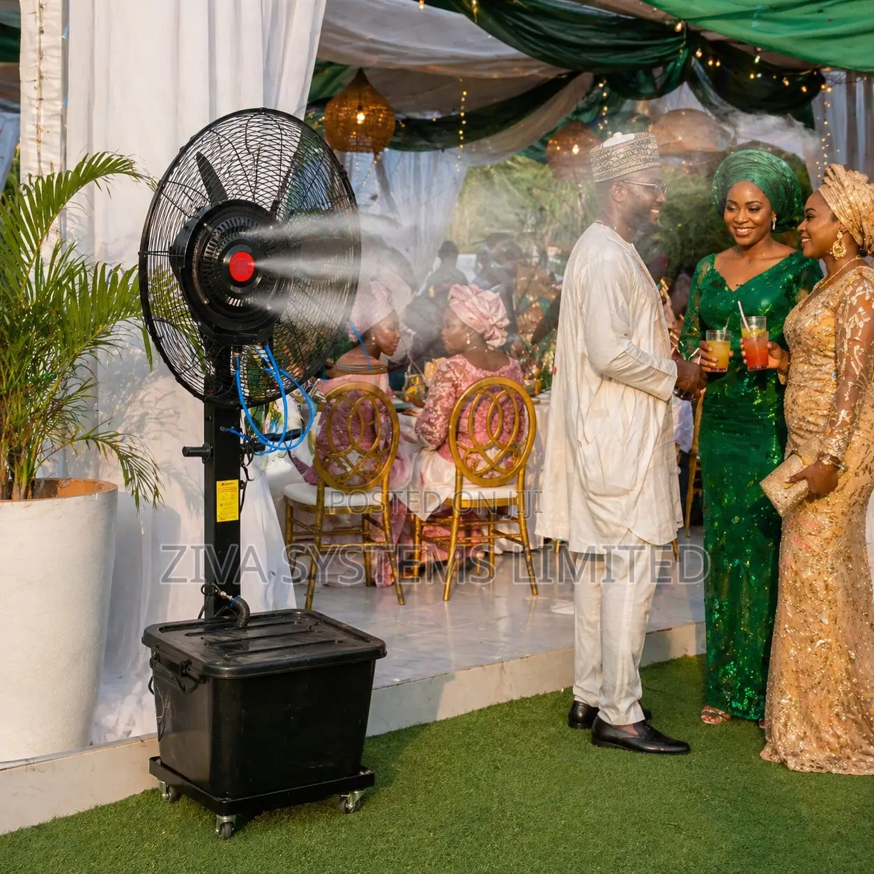Mist Fan Available for Rent/Hire.