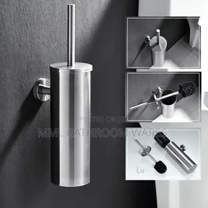 Toilet Brush and Stainless Steel Holder