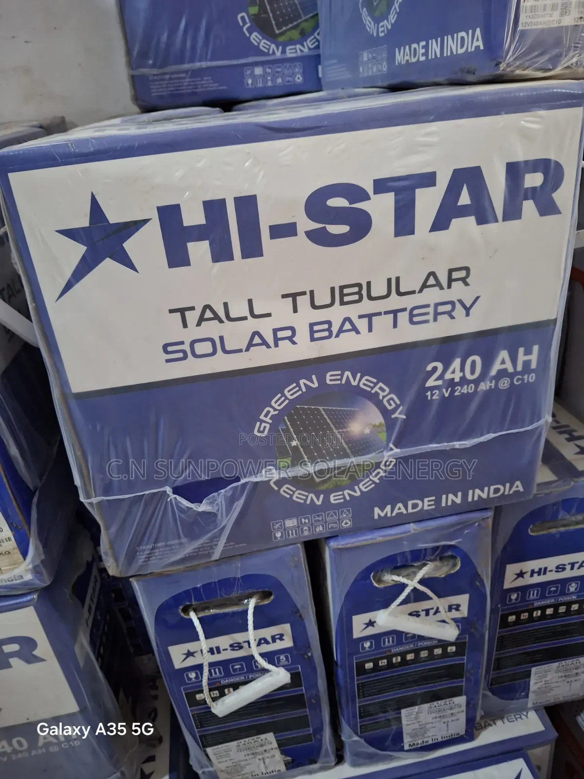 12/240ahs Hi-Star Tubular Technology Battery
