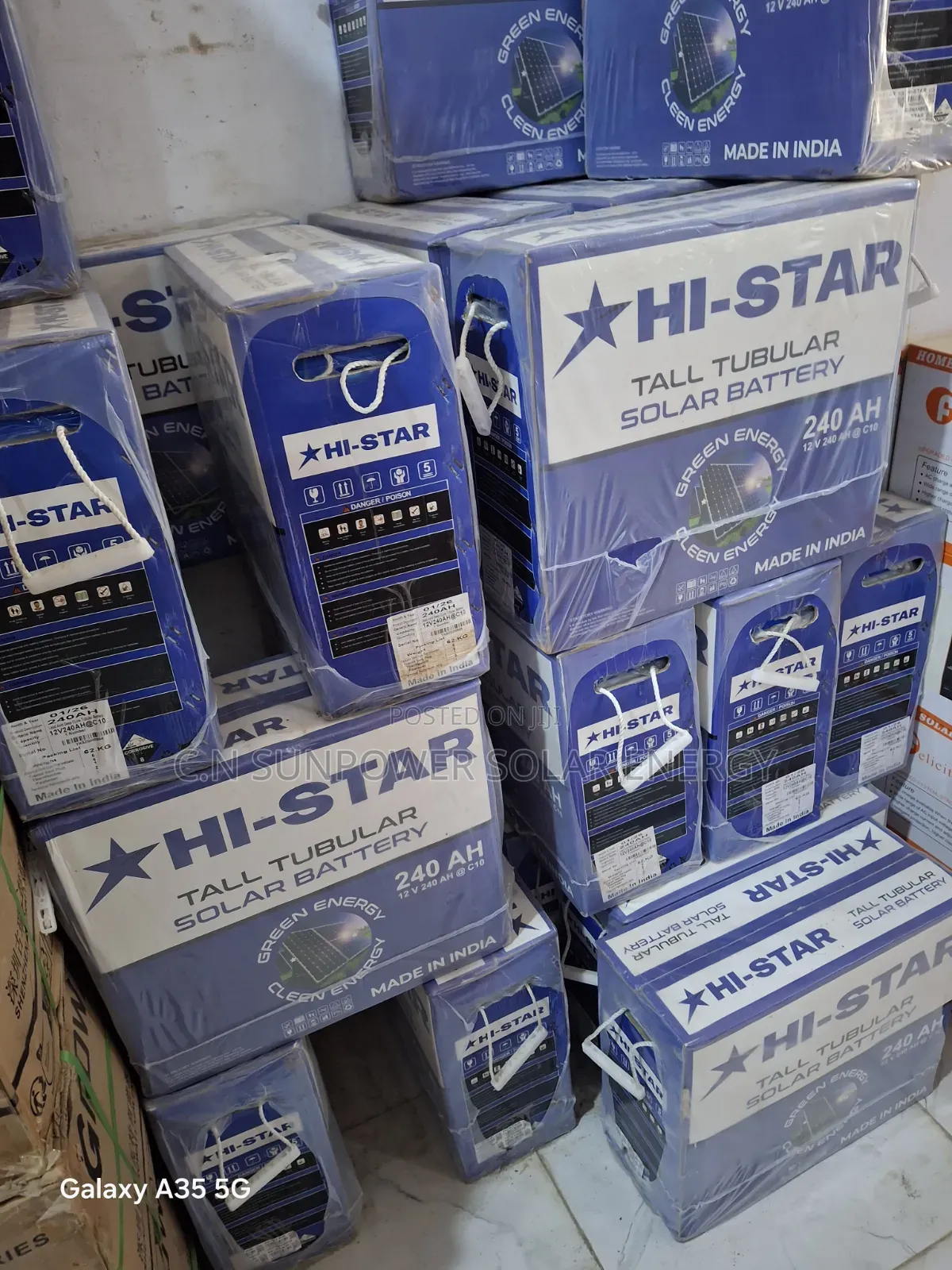 12/240ahs Hi-Star Tubular Technology Battery
