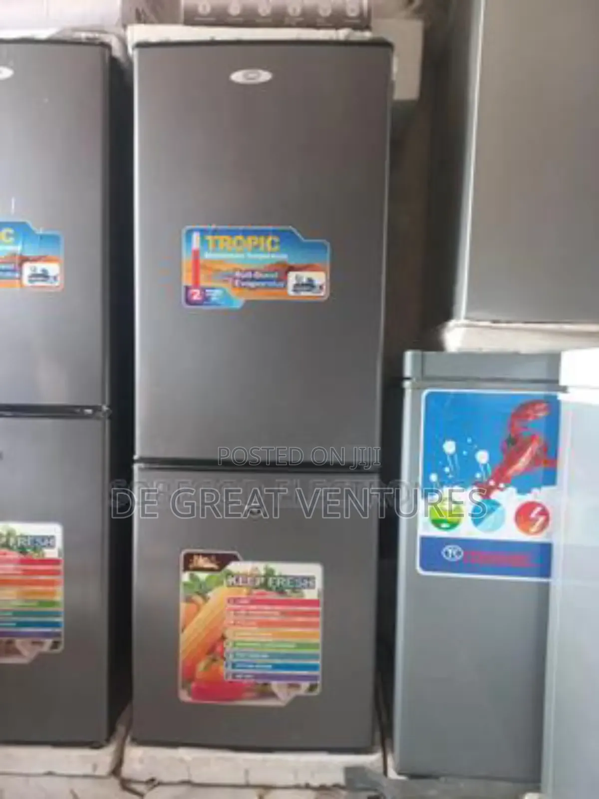 Brand New Technocool 300litter Half Half Double Door Refrigerator