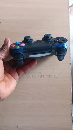 Wireless Ps4 Controller Blue Black Dualshock Pad