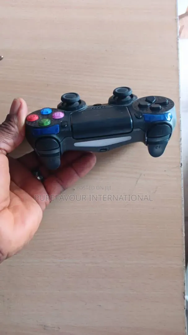 Wireless Ps4 Controller Blue Black Dualshock Pad