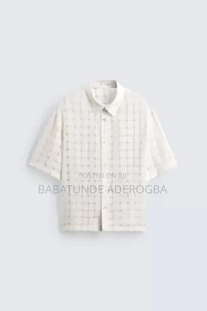 Zara White Hole T-Shirt