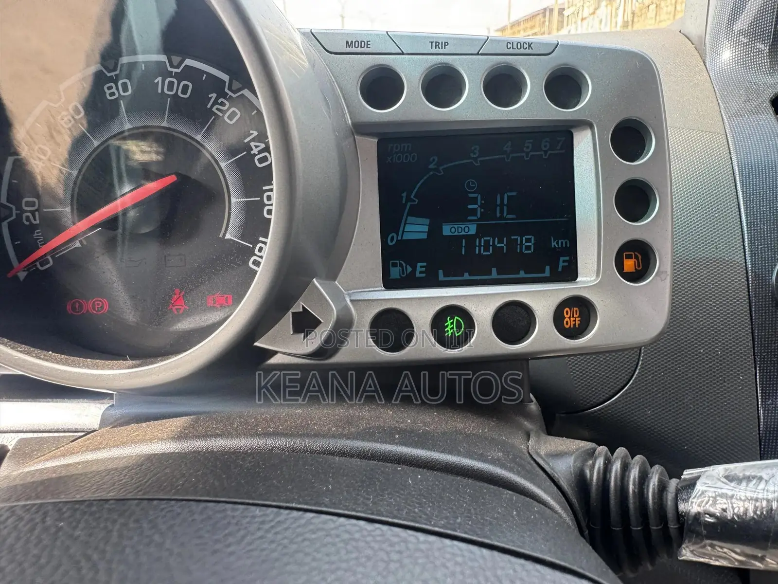 Chevrolet Spark 2012 Blue