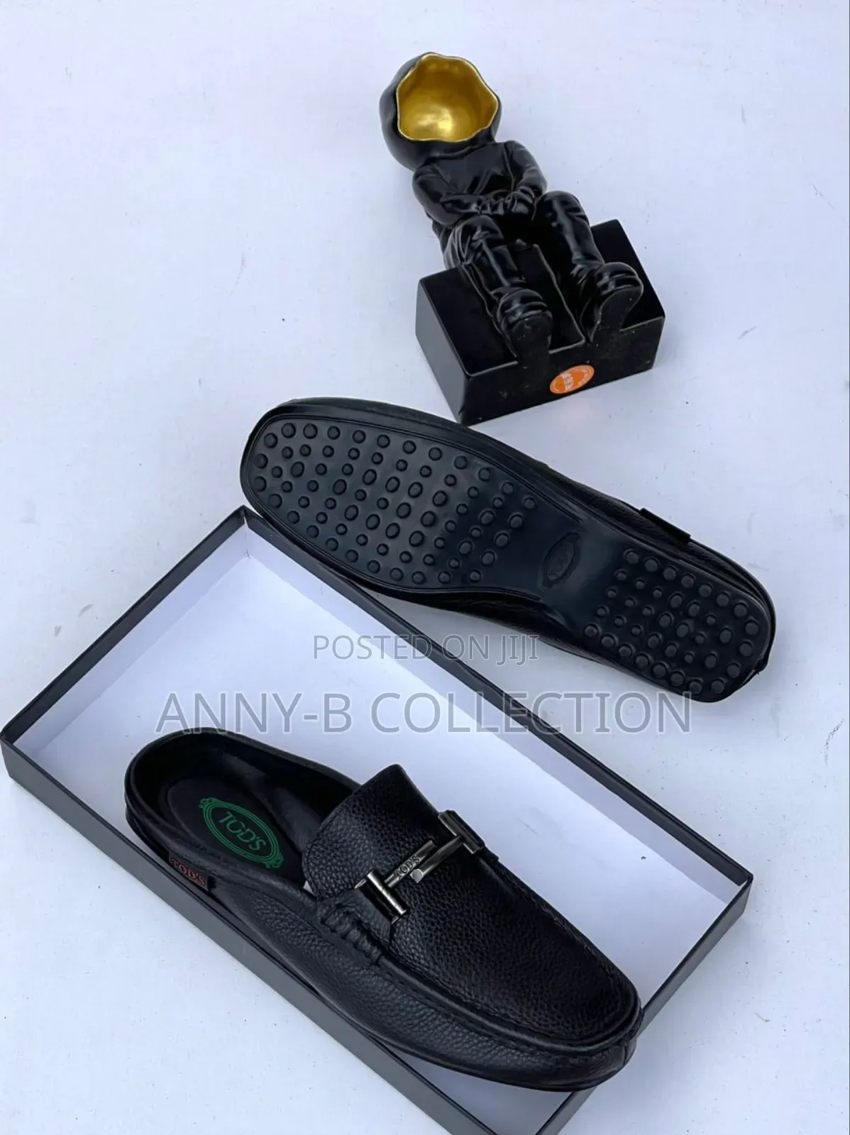 Tods Men Black Half Shoe