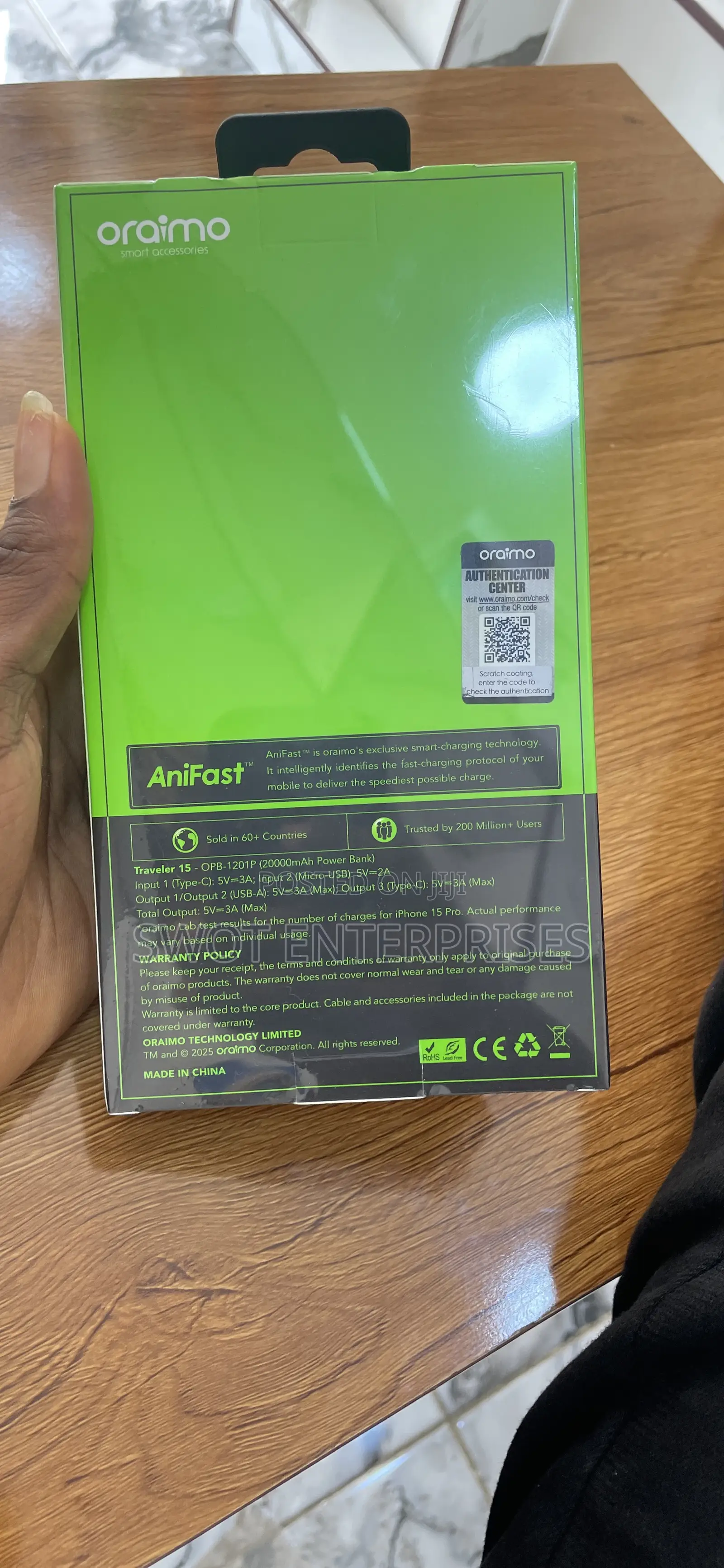 Oraimo Power Bank