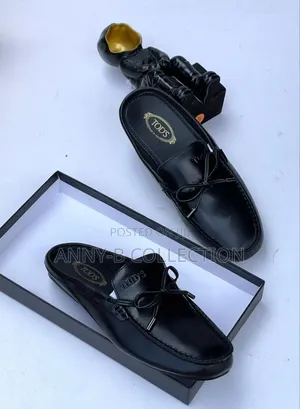 Premium Black Half Shoe for Men