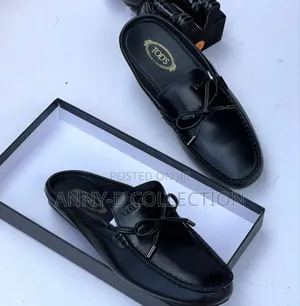 Premium Black Half Shoe for Men