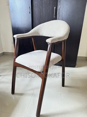 Modern Upholstered Accent Chair With Wooden Frame