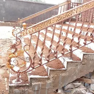 Buddah Staff Wrought Iron Rails
