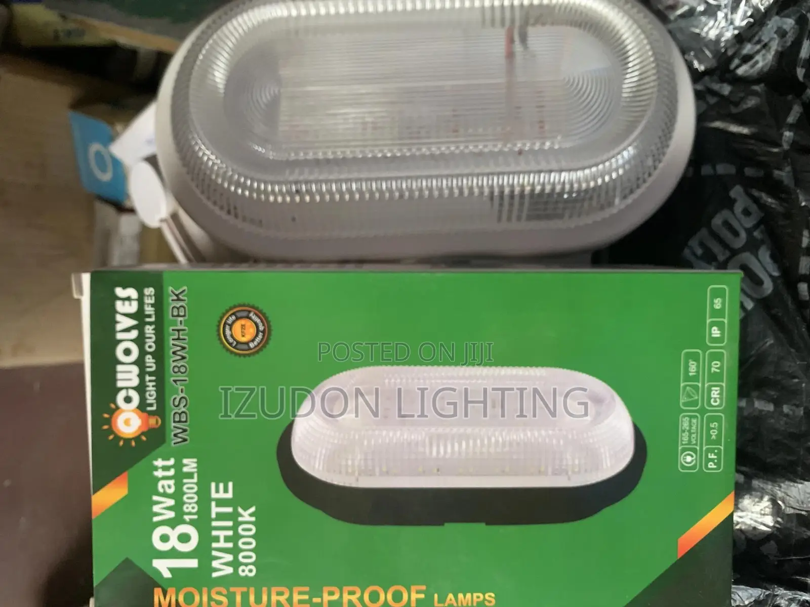 18watts Bk Outdoor Light