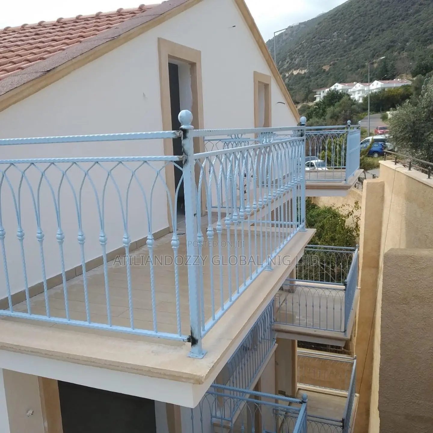 Fisher Man Hook Wrought Iron Rails