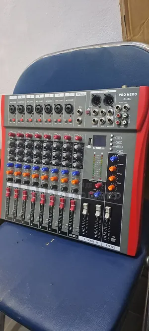 8 Channel Mixer Professional