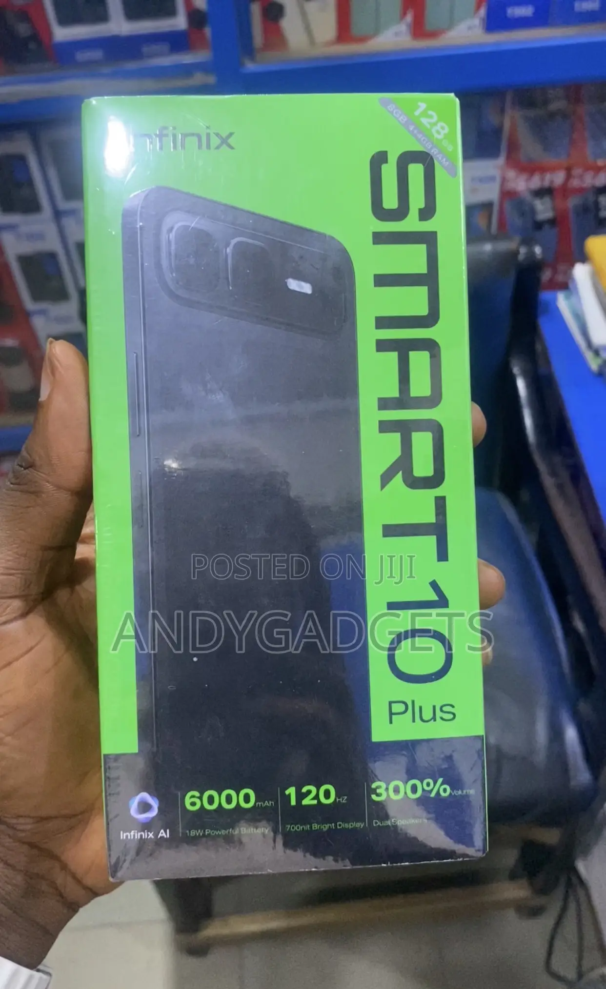 New Infinix Smart 10 Plus 128 GB Black