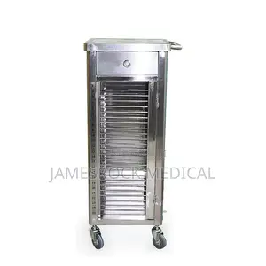 Medical Record Trolley (Stainless) for Chart Holder