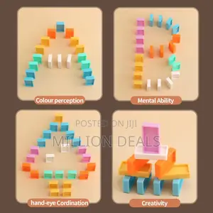 Portable Unique Little Domino Train Ages 3+