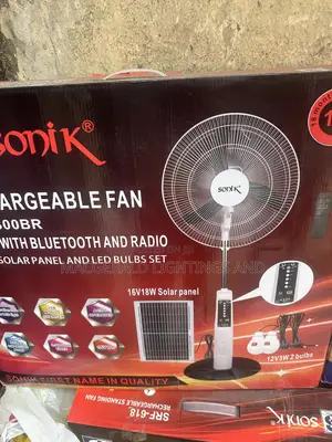 Solar Rechargeable Fan