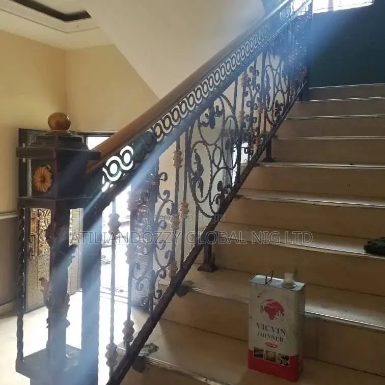 Wrought Iron Step Rails
