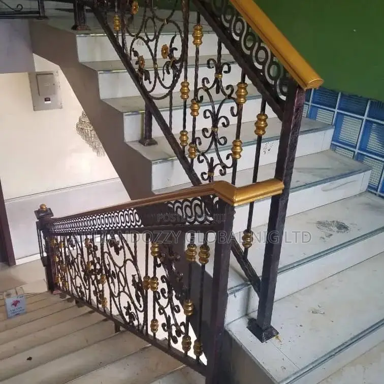 Wrought Iron Step Rails