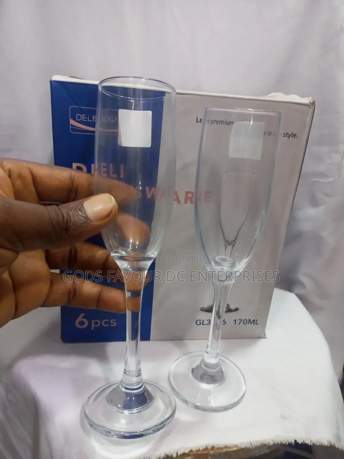 6 Pcs Deli Champagne Glass