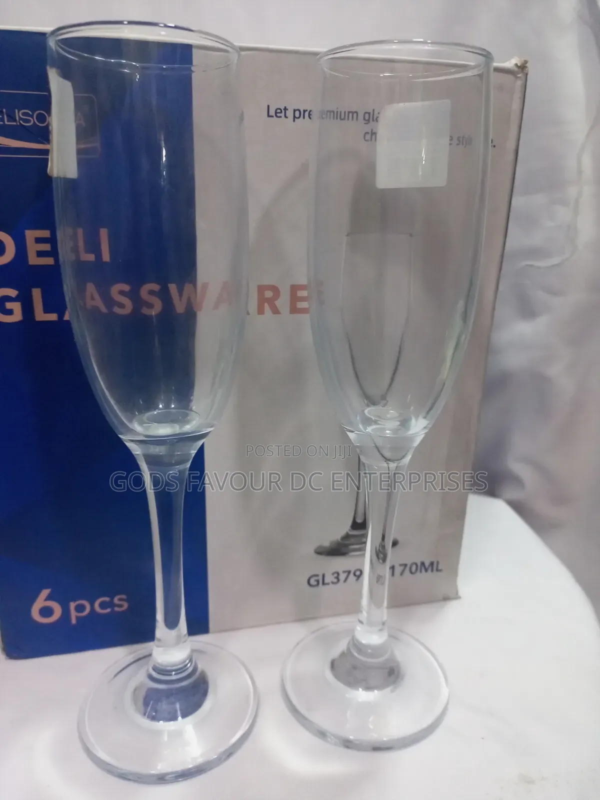 6 Pcs Deli Champagne Glass