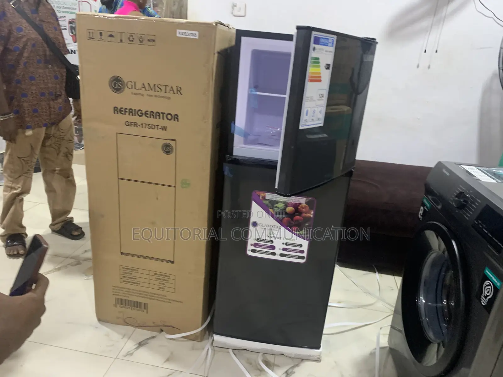 Glamstar 175l Double Door Refrigerator – Fast Cooling