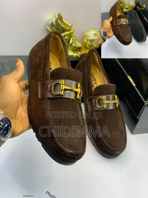 Brown Leather/Suede Men’S Shoes