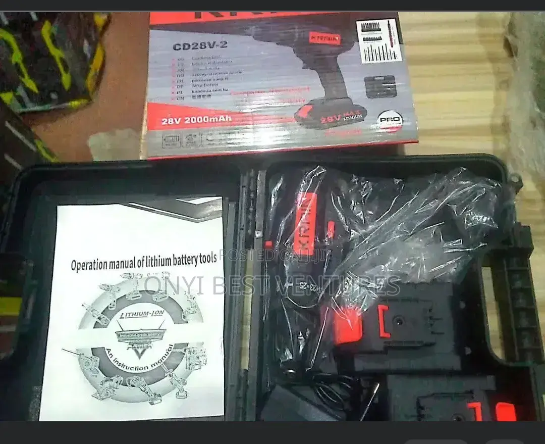 28v Cordless Battery Drilling Machine