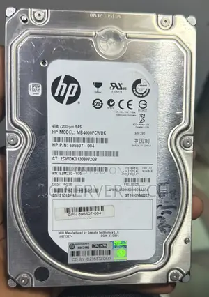 Hp 4tb 3.5" Internal Hard Drive Sas St4000nm0125 Tested