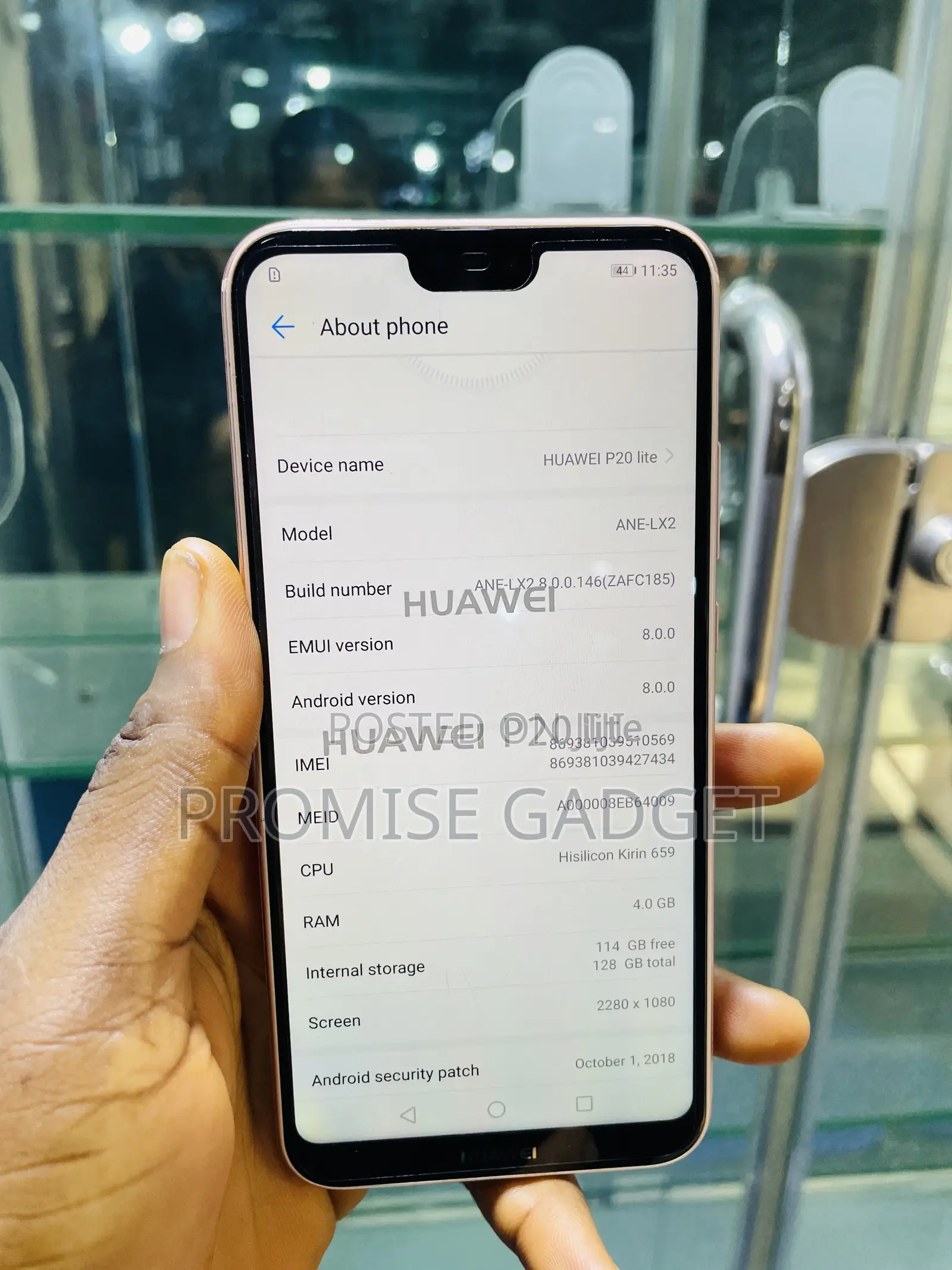 Huawei P20 Lite 128 GB Gold