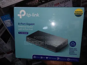Tp-Link Tl-Sg1008p 8-Port Gigabit Desktop Switch With 4-Port Poe+