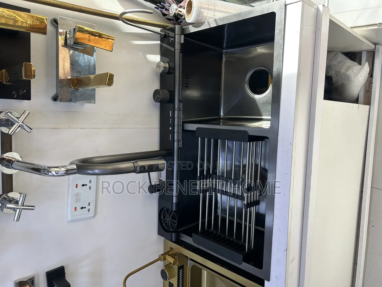 Complete Kitchen Sink With the Tap