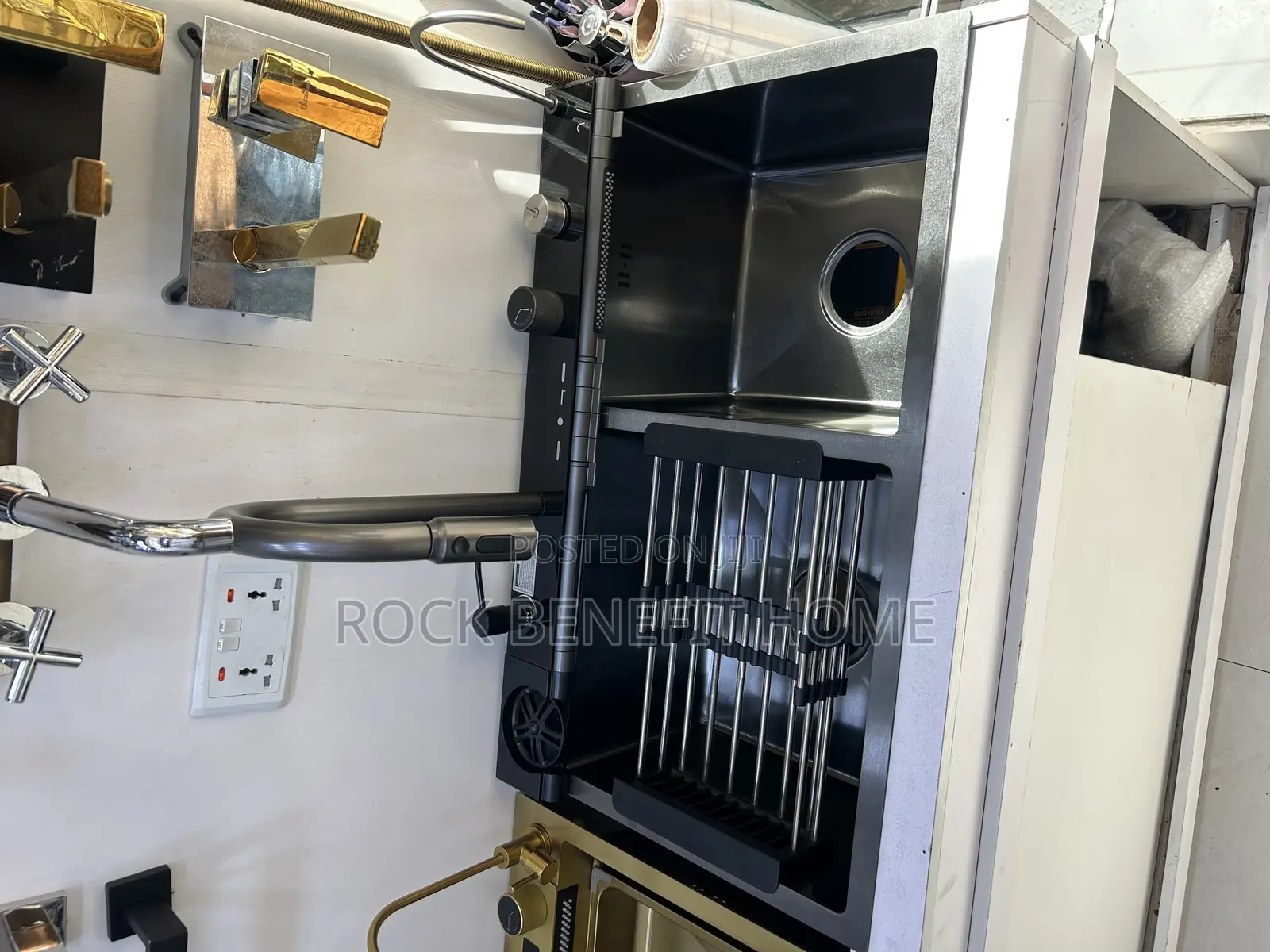 Complete Kitchen Sink With the Tap