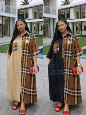 Trendy Burberry Women Gown