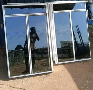 Original Aluminium Frameless Window With Net and Burglary