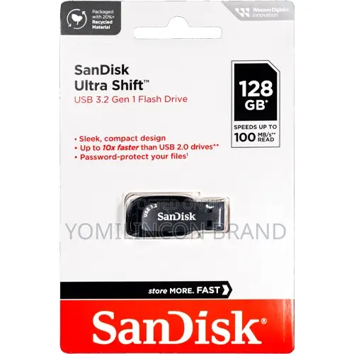 Sandisk Ultra Shift Usb 3.2 100mbs 128gb