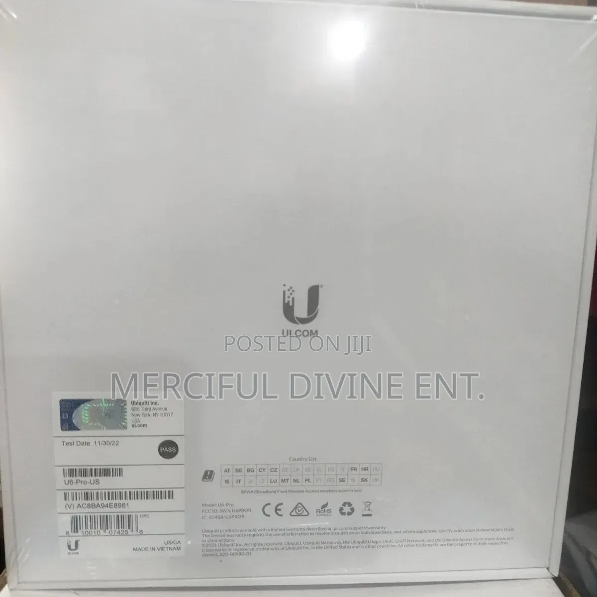 Ubiquiti Unifi U 6 Pro