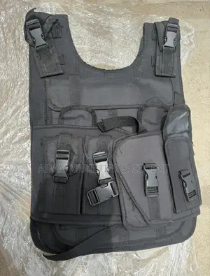 Black Tactical Combat Vest