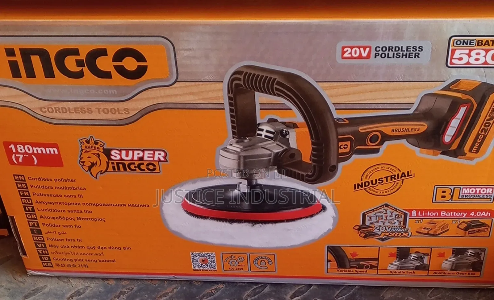 Cordless Polishing Machine Ingco